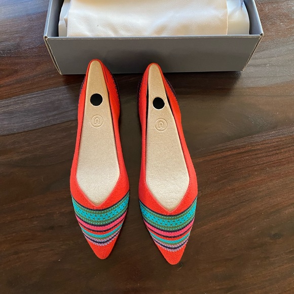 Rothy's Shoes - Rothy’s NEw with Box Merino Blaze Ribbon Loafers